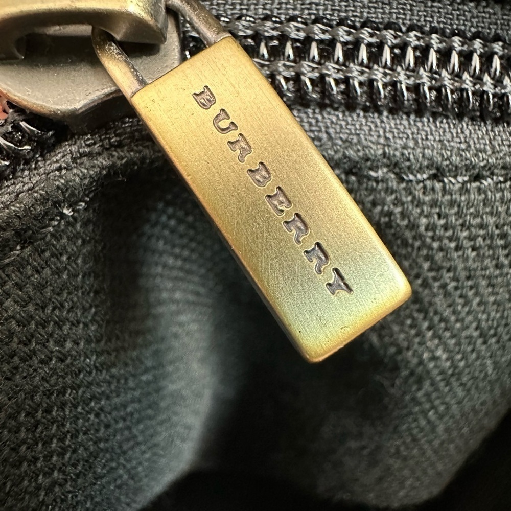 💯Authentic Burberry Beige and Brown Plaid Messenger Bag🍀 - Picture 14 of 17